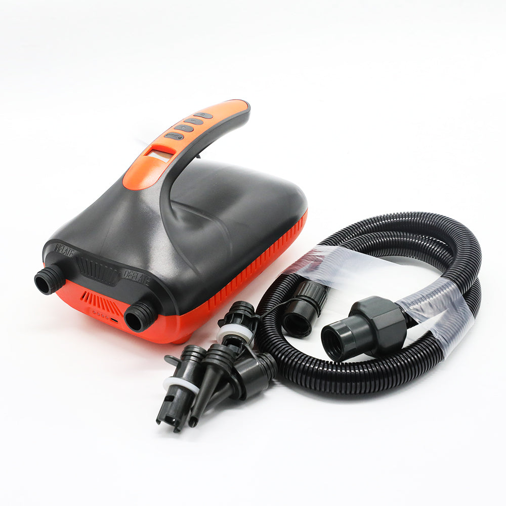 Electric air pump with integrated battery