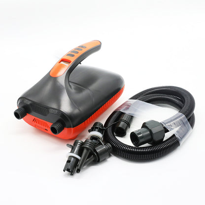 Electric air pump with integrated battery